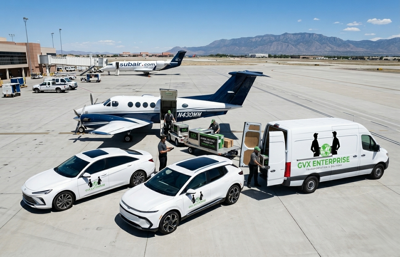 GVX Enterprise fleet at airport